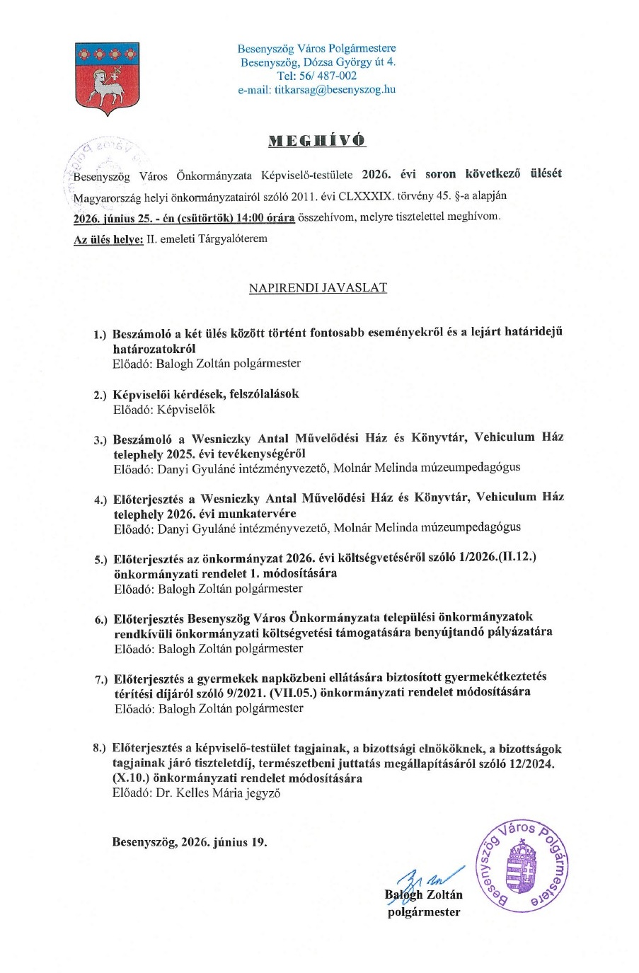 Meghívó